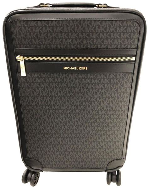 michael kors travel bag schwarz|michael kors trolley suitcase.